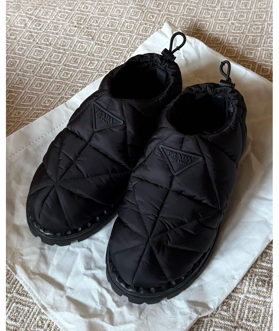 PRADA Черные ботинки, фото 7