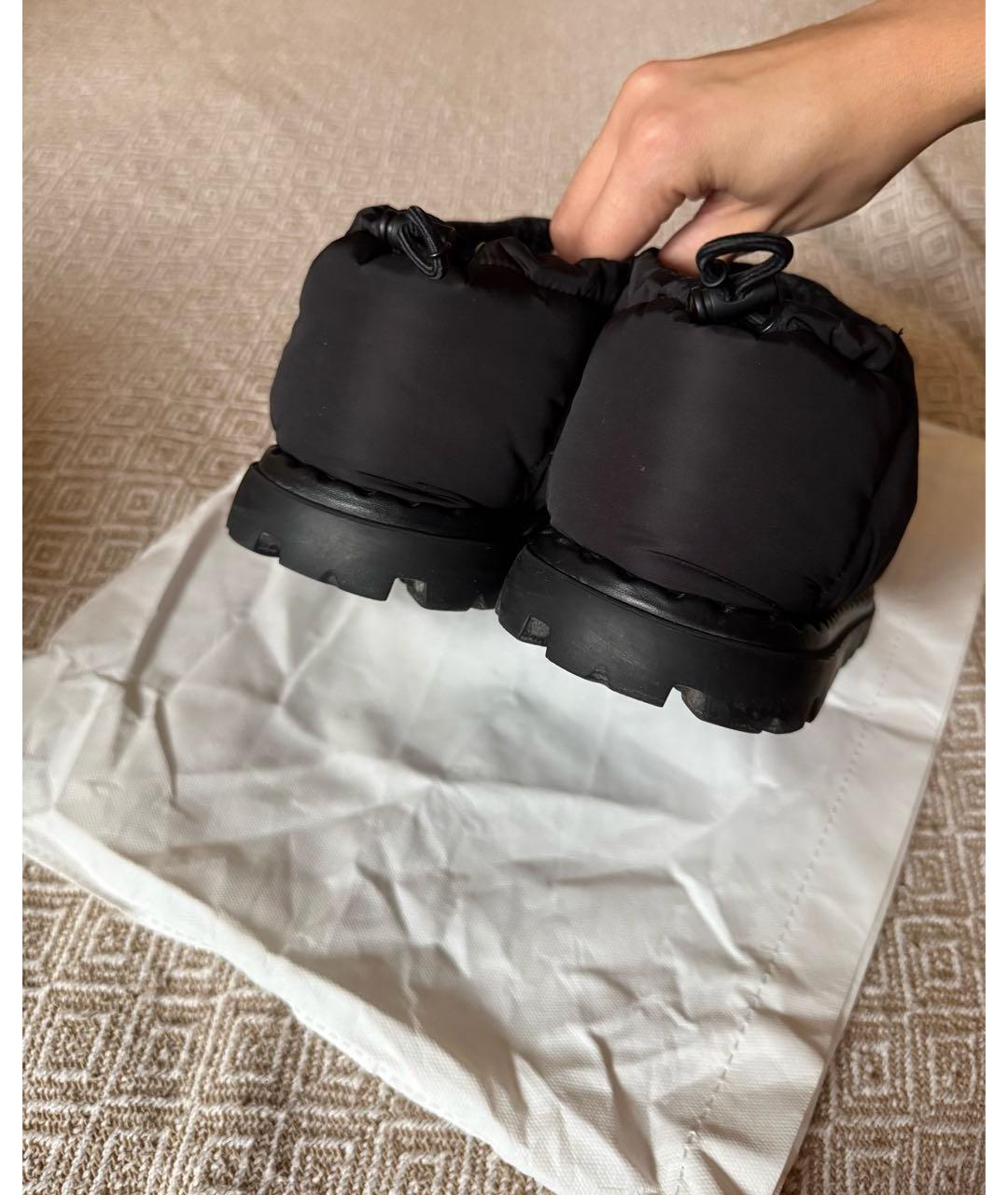 PRADA Черные ботинки, фото 4