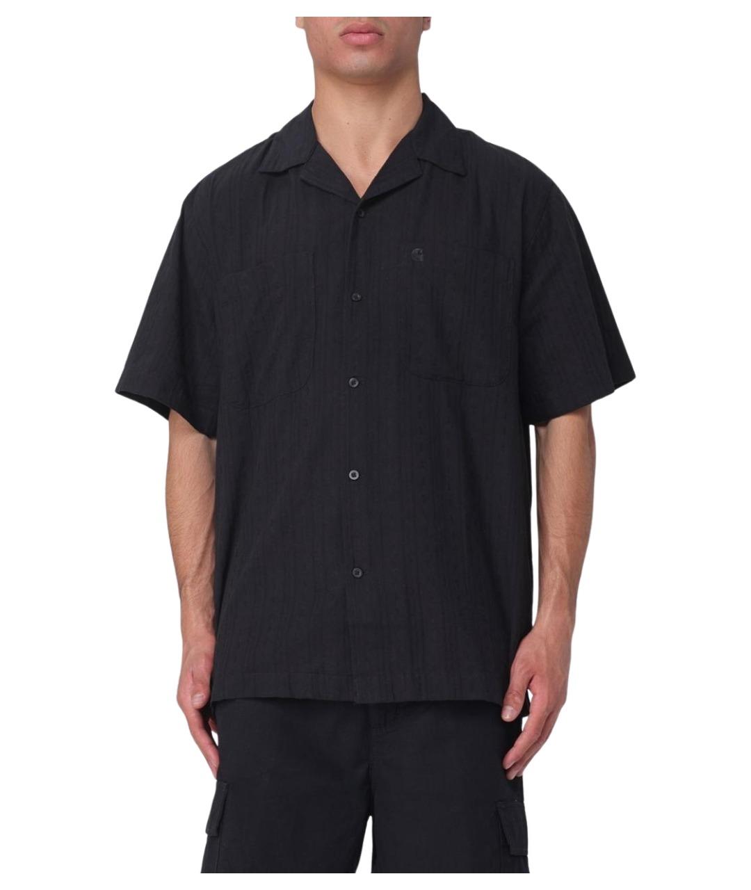 CARHARTT WIP Черная хлопковая кэжуал рубашка, фото 1