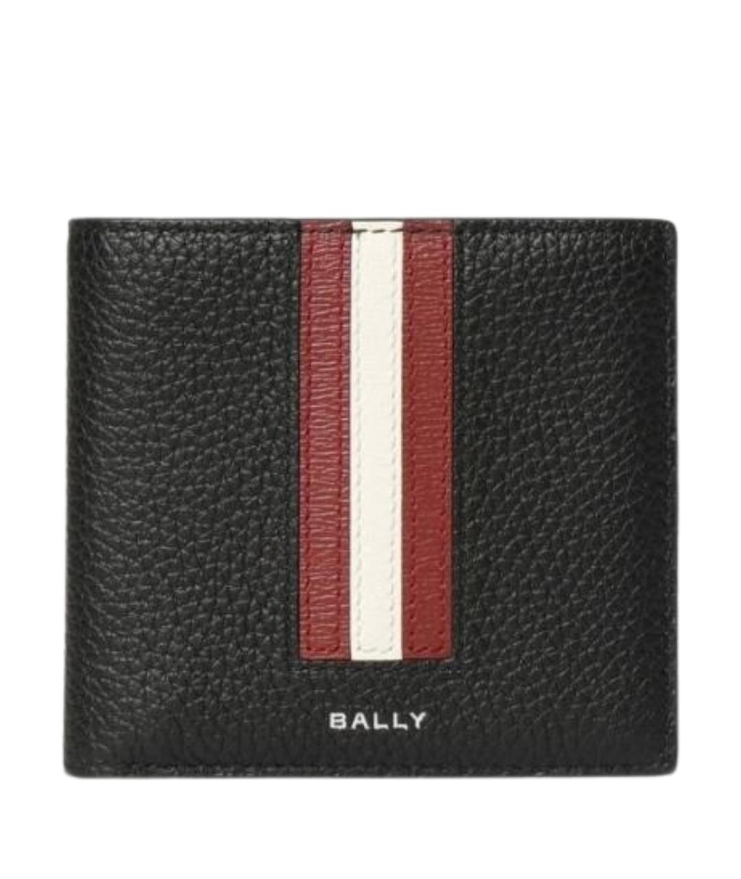 BALLY Черный кожаный кошелек, фото 1