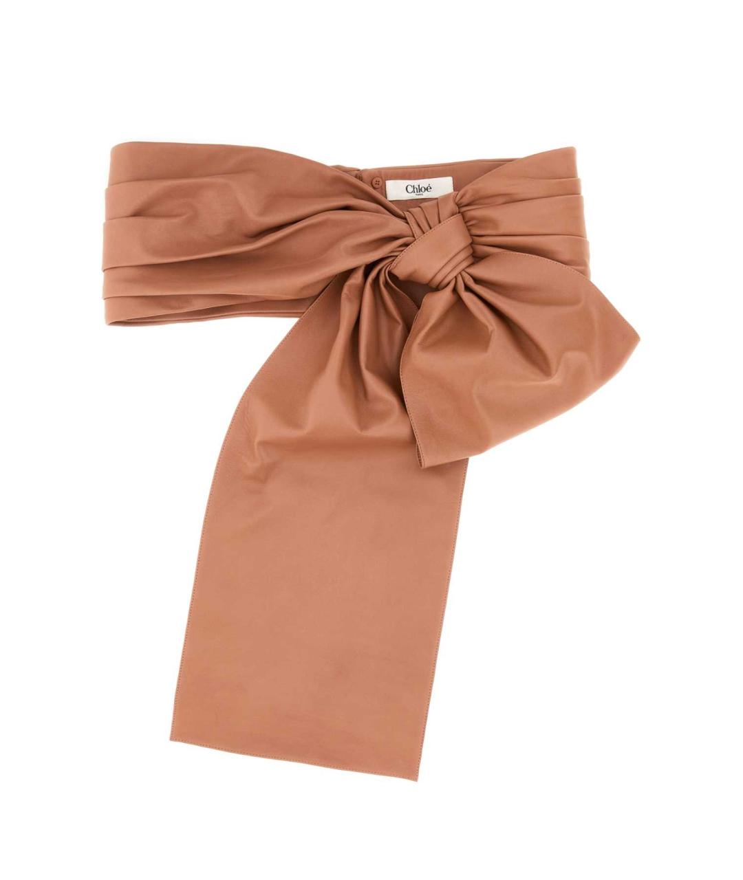 CHLOE Розовый кожаный ремень, фото 1