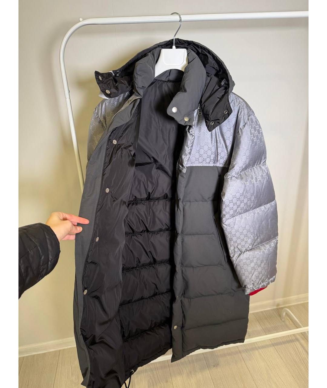 GUCCI Серый пуховик, фото 5