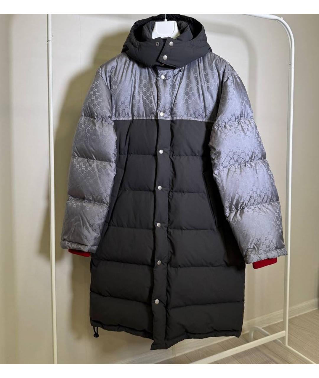 GUCCI Серый пуховик, фото 3