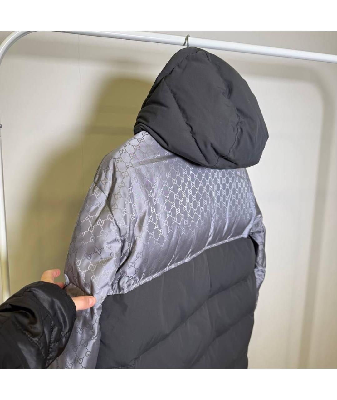 GUCCI Серый пуховик, фото 4