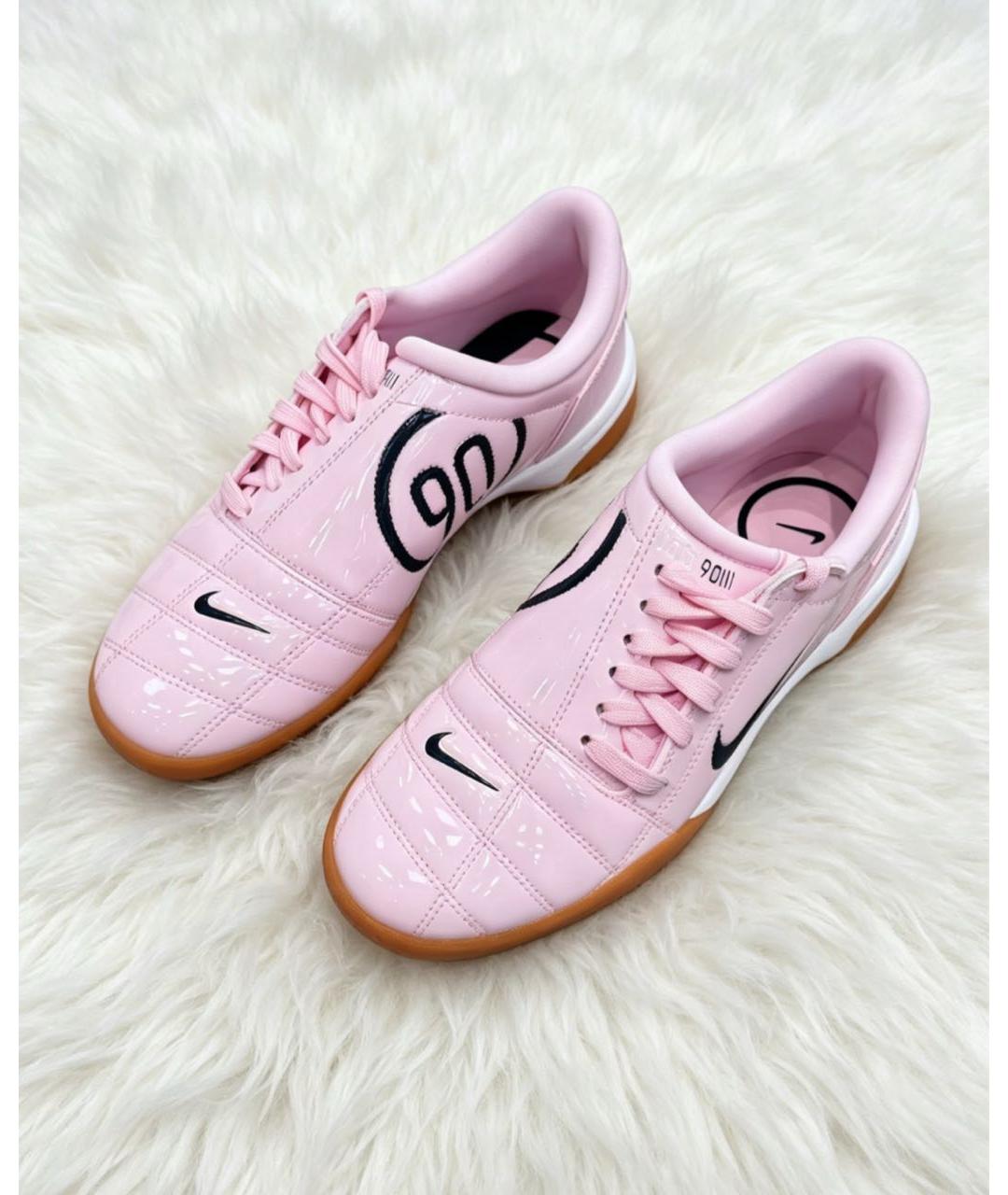 NIKE Розовые кроссовки из лакированной кожи, фото 5
