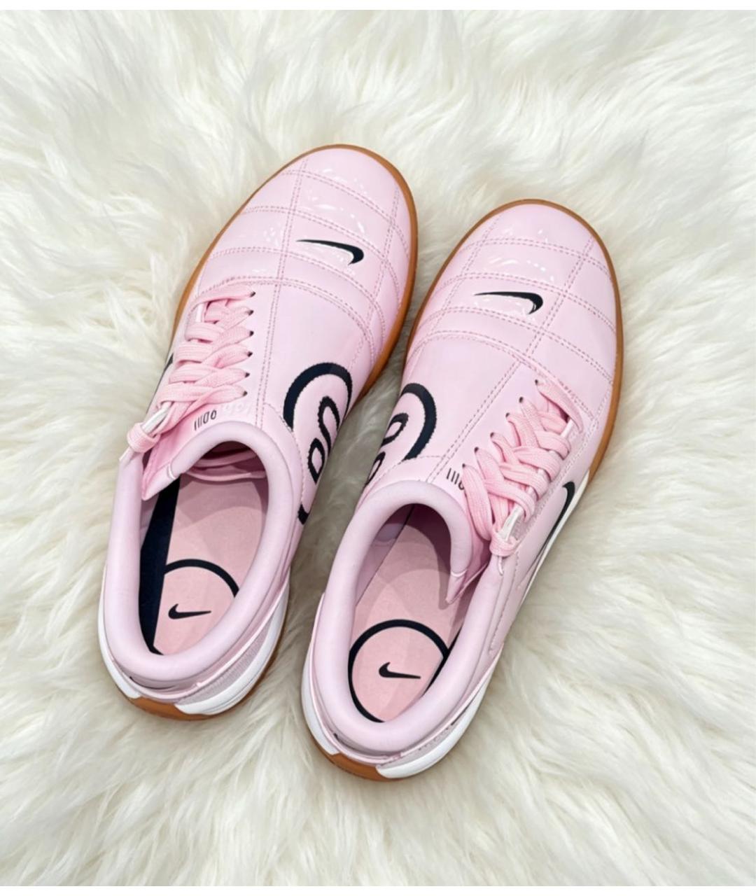NIKE Розовые кроссовки из лакированной кожи, фото 7