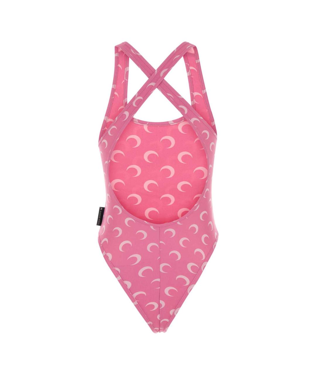 MARINE SERRE Розовый полиамидовый купальник, фото 2