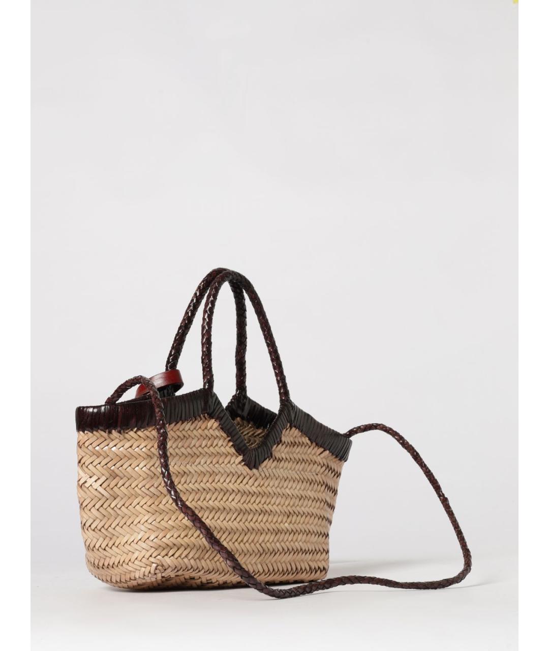 VIPERA Бежевая пелетеная сумка тоут, фото 2