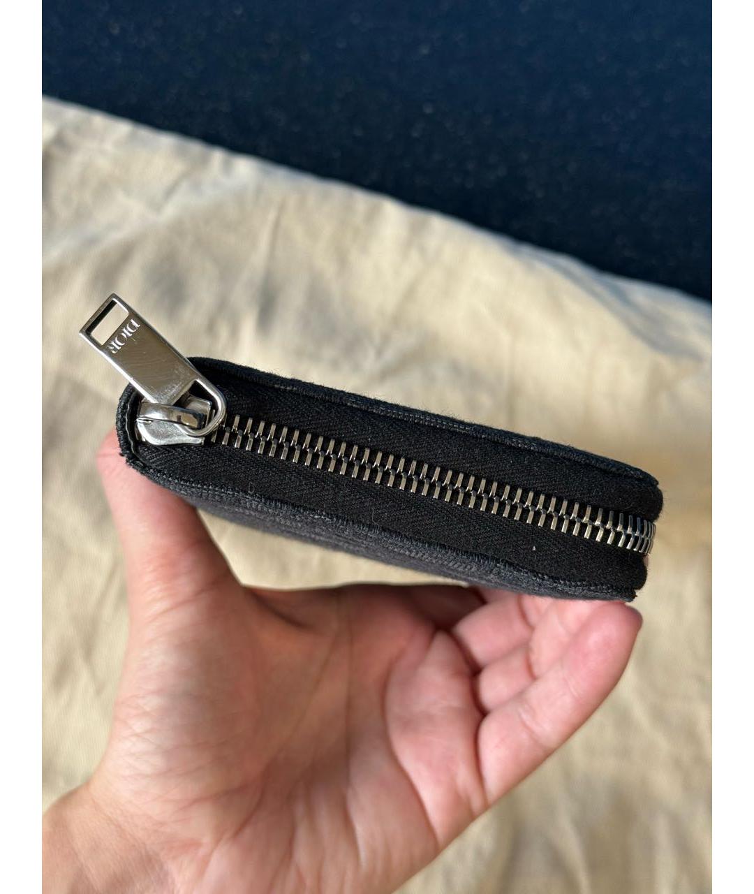 CHRISTIAN DIOR Темно-синий кошелек, фото 7