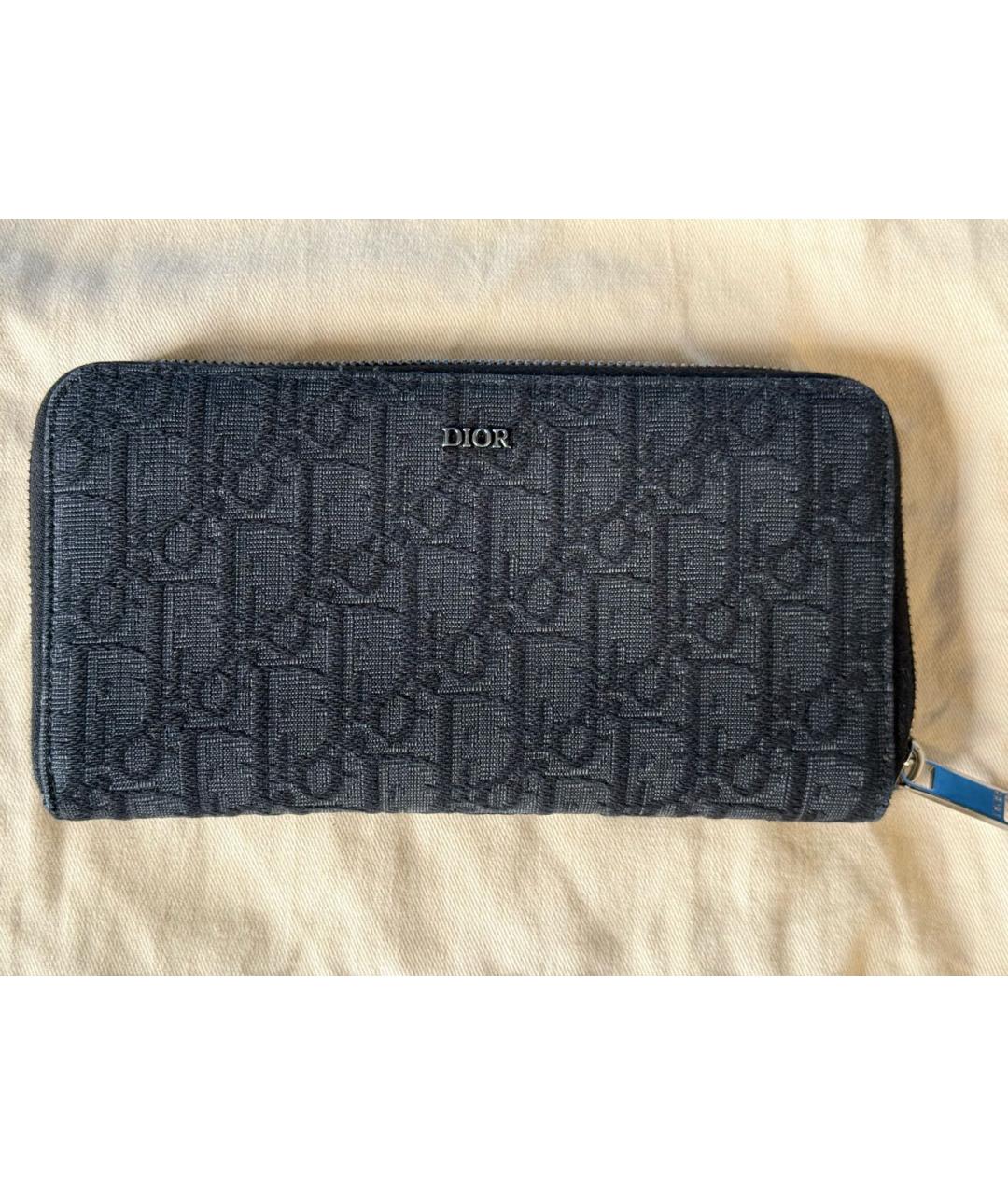 CHRISTIAN DIOR Темно-синий кошелек, фото 6