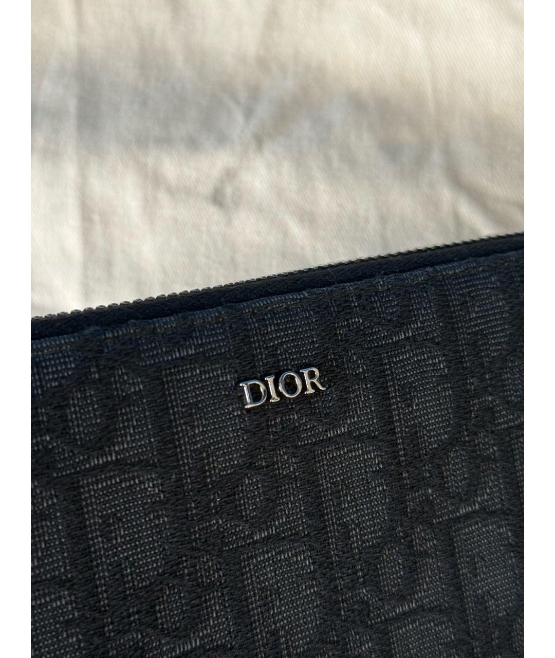 CHRISTIAN DIOR Темно-синий кошелек, фото 2