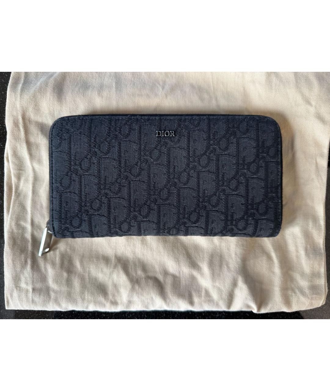 CHRISTIAN DIOR Темно-синий кошелек, фото 9