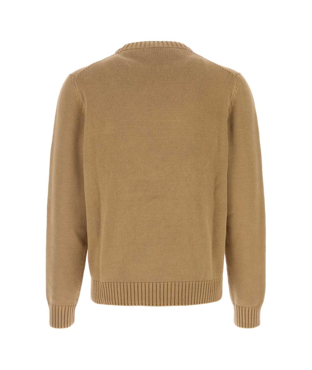 PRADA Бежевый хлопковый джемпер / свитер, фото 2