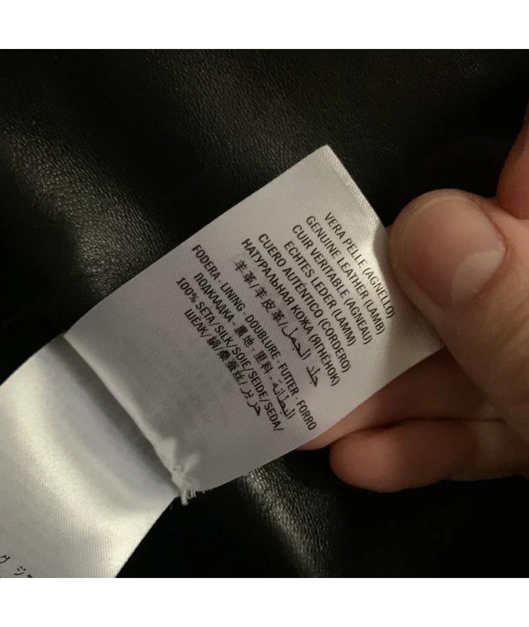 ALEXANDER MCQUEEN Черная кожаная куртка, фото 7