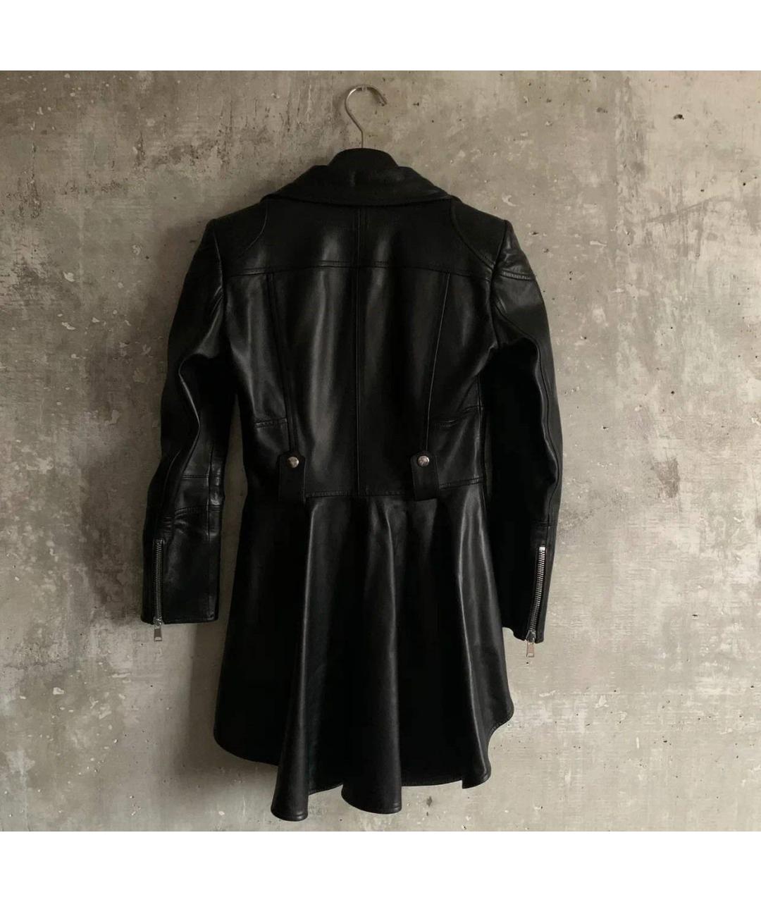 ALEXANDER MCQUEEN Черная кожаная куртка, фото 2