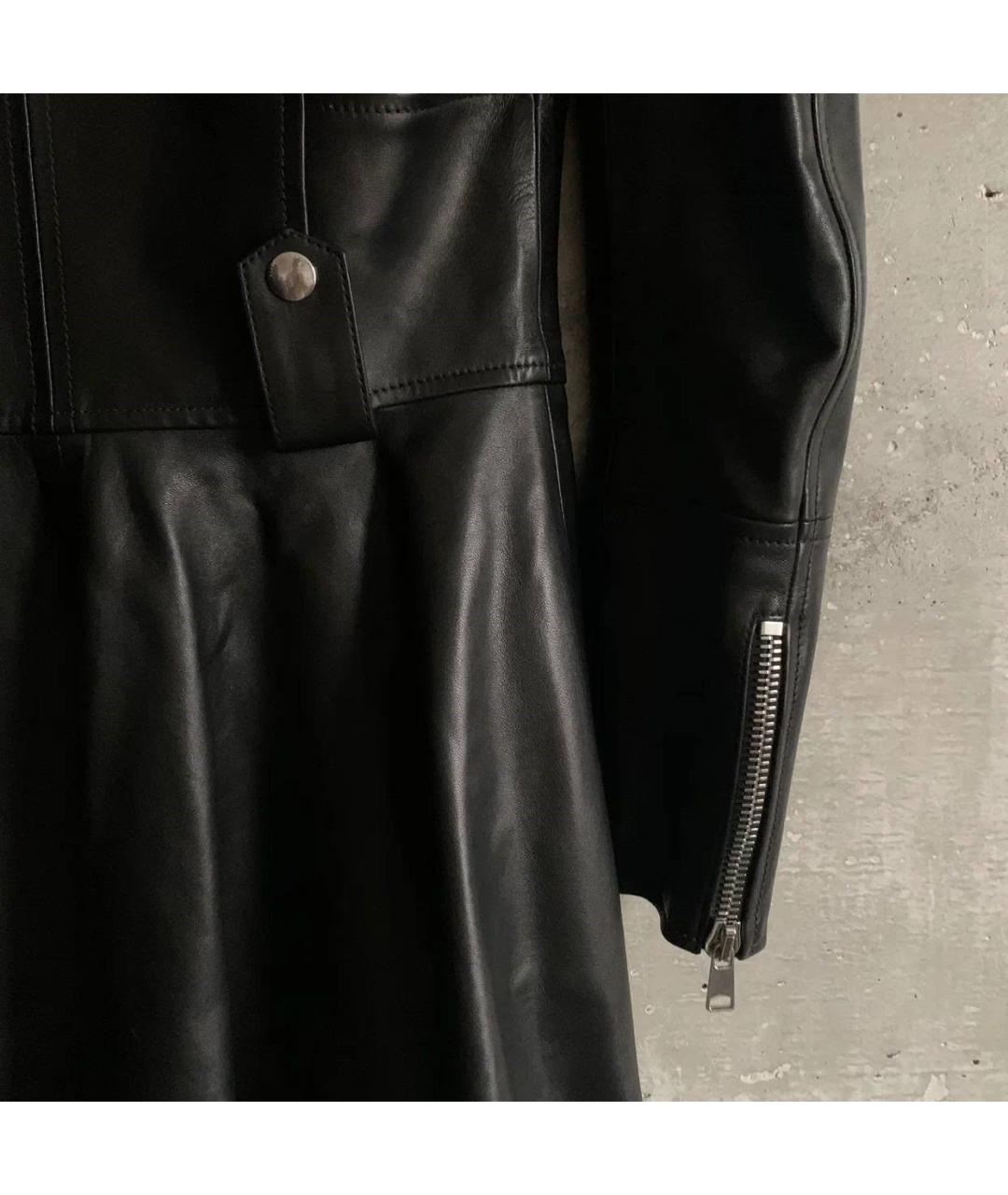 ALEXANDER MCQUEEN Черная кожаная куртка, фото 3