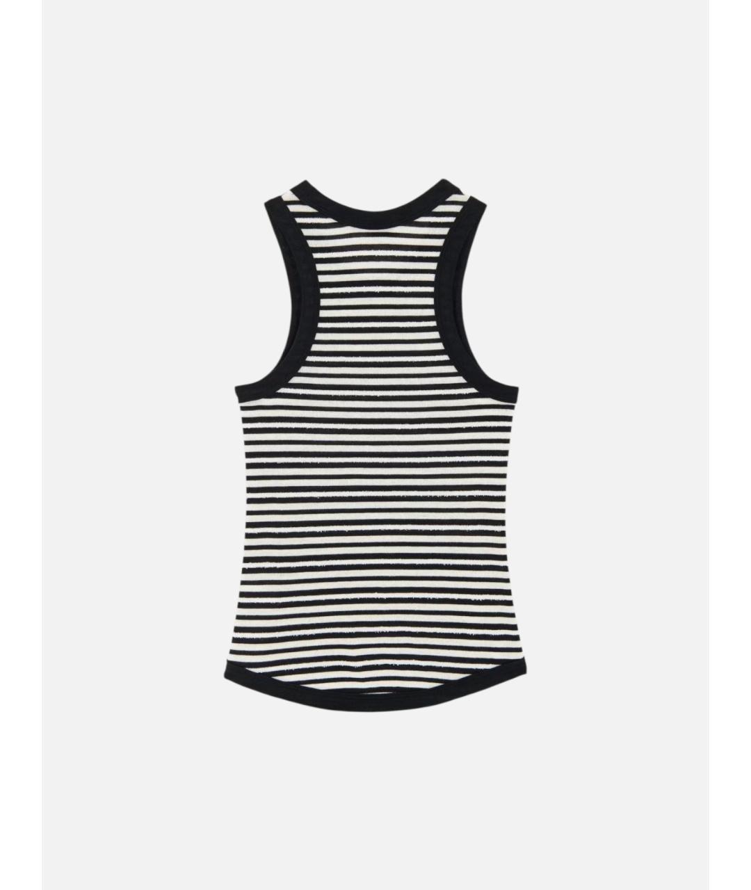 SAINT LAURENT Мульти хлопковая майка, фото 2