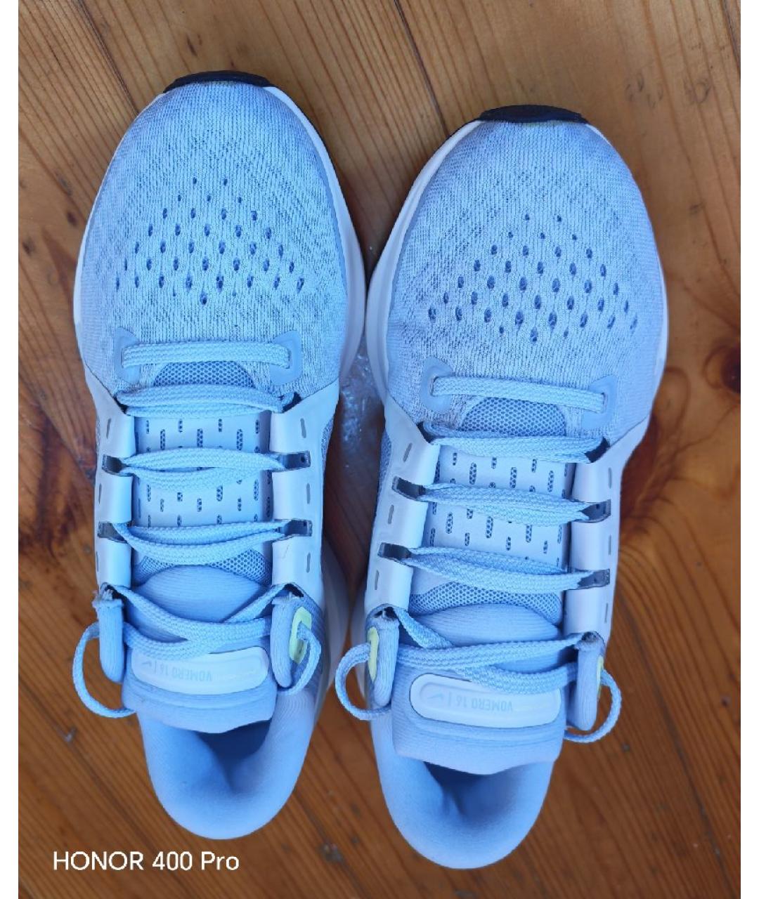 NIKE Голубые текстильные кроссовки, фото 3