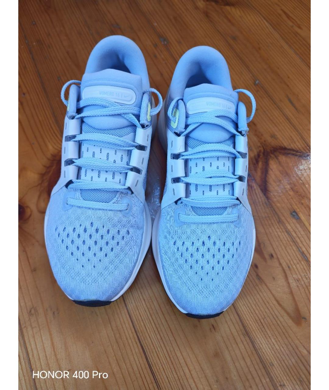 NIKE Голубые текстильные кроссовки, фото 2