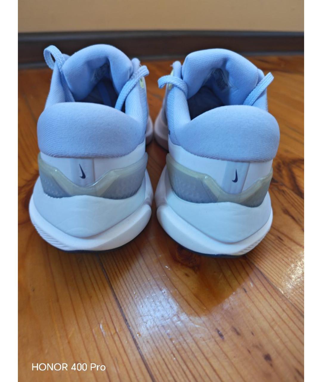 NIKE Голубые текстильные кроссовки, фото 4