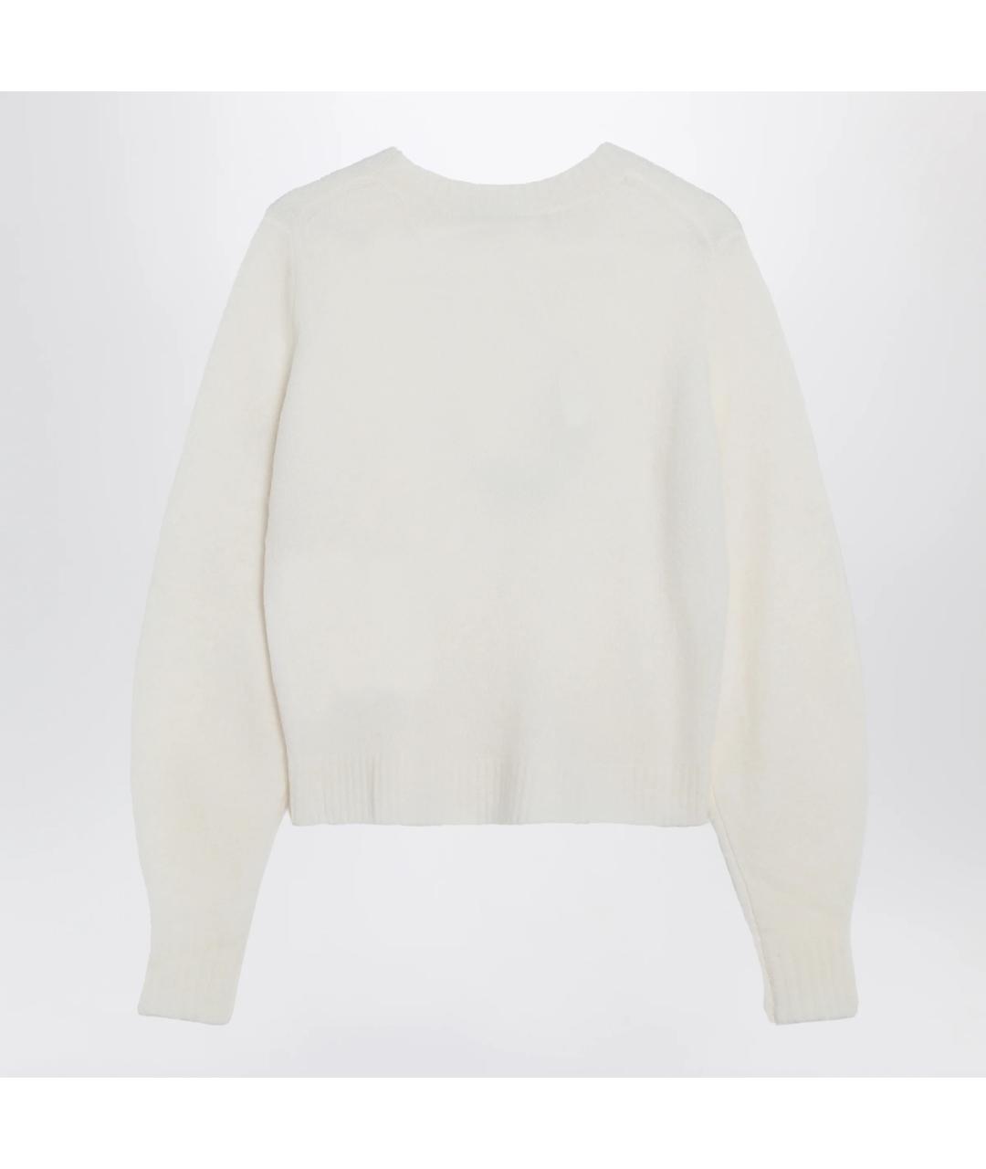MAX MARA Белый кашемировый джемпер / свитер, фото 2
