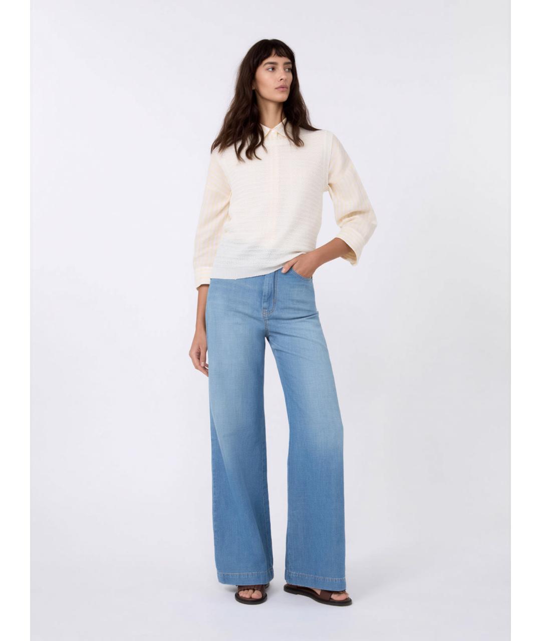 WEEKEND MAX MARA Мульти льняная рубашка, фото 2