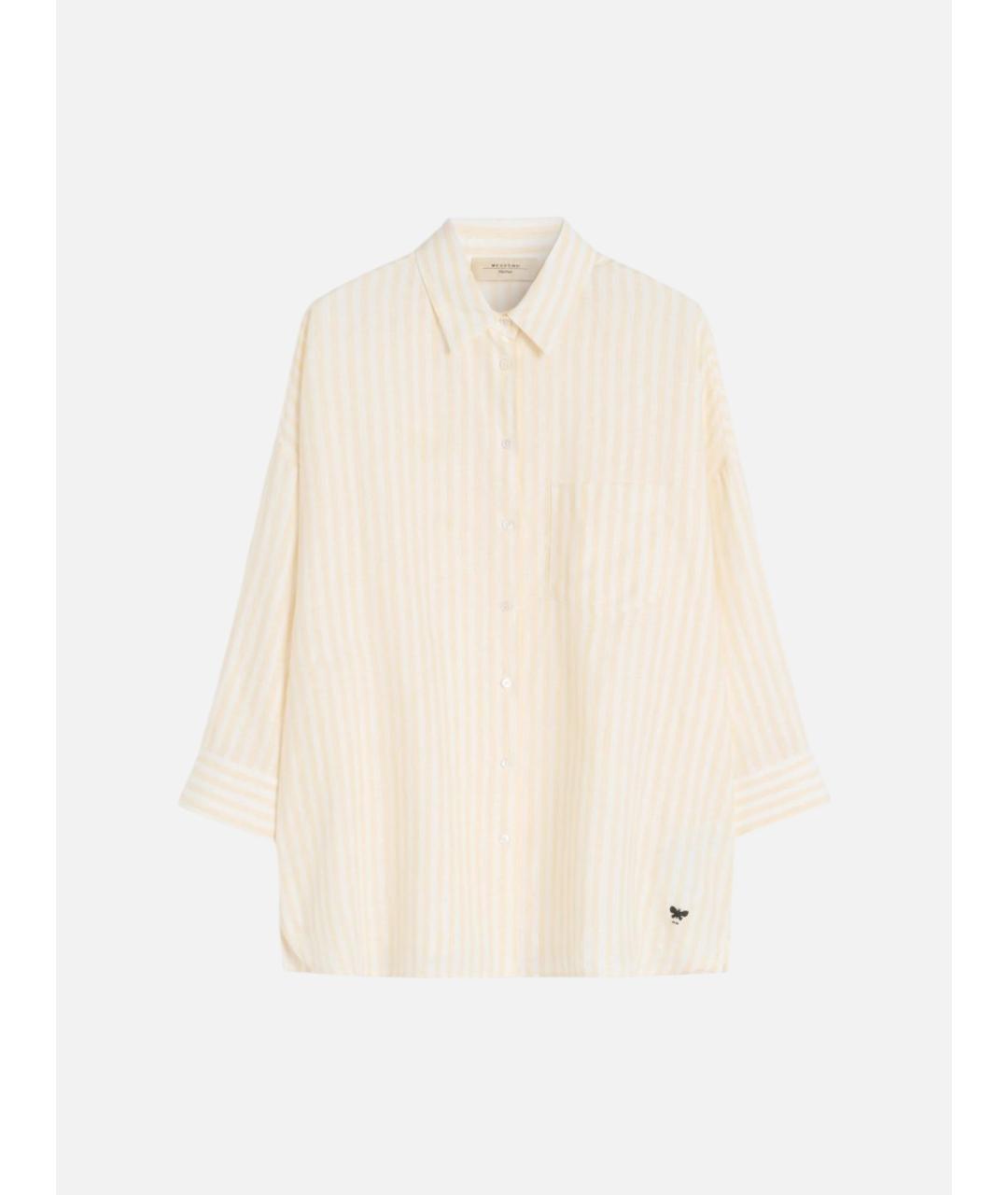 WEEKEND MAX MARA Мульти льняная рубашка, фото 6
