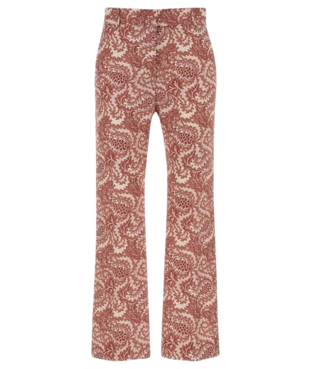 WEEKEND MAX MARA Мульти хлопковые прямые брюки, фото 1
