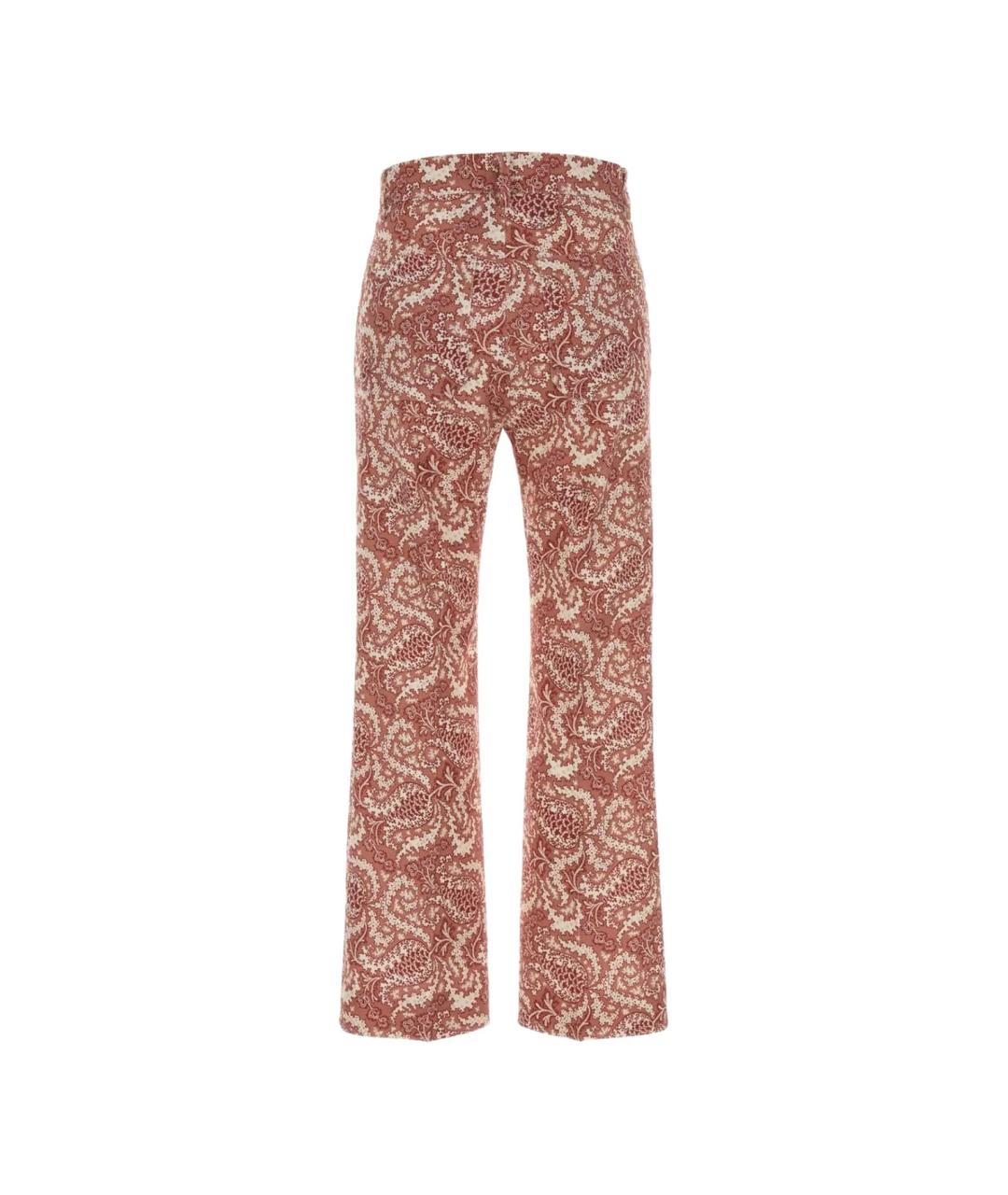 WEEKEND MAX MARA Мульти хлопковые прямые брюки, фото 2