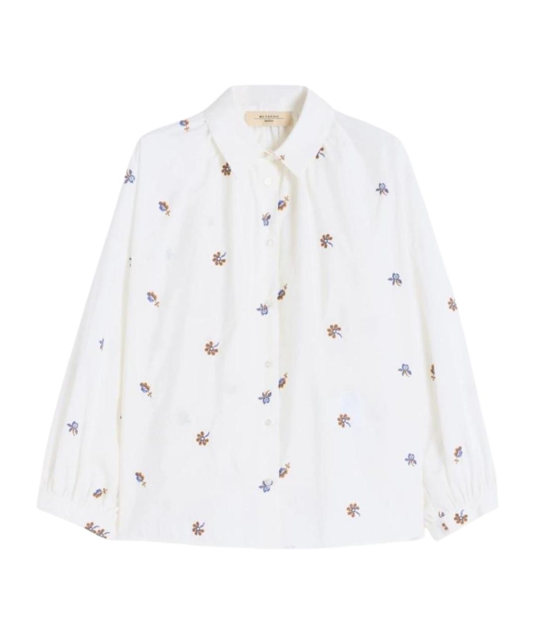 WEEKEND MAX MARA Белая хлопковая рубашка, фото 1