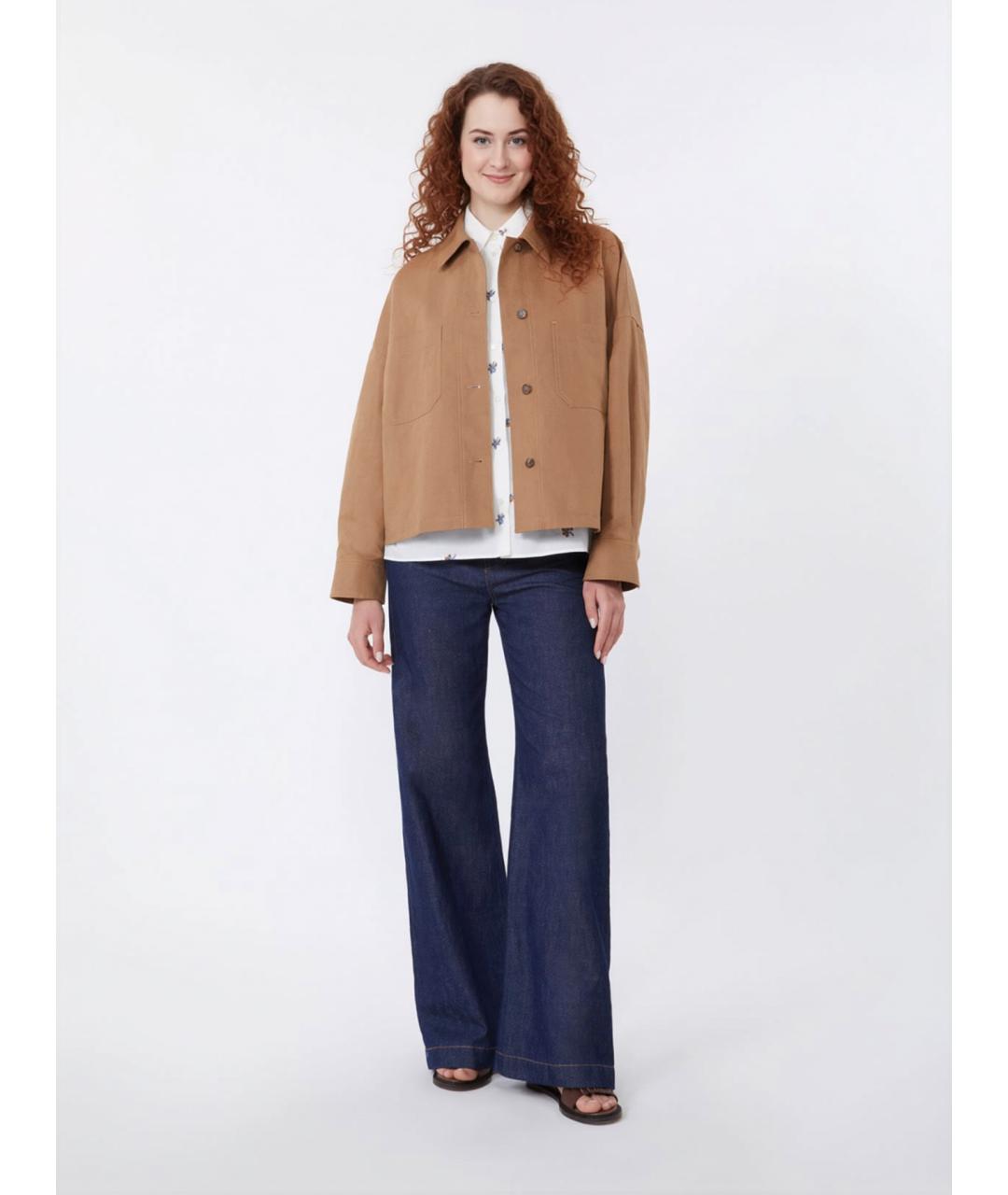 WEEKEND MAX MARA Белая хлопковая рубашка, фото 2