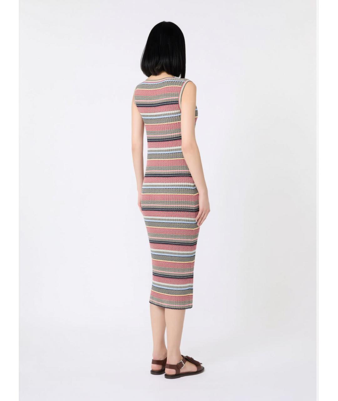 WEEKEND MAX MARA Мульти вискозное повседневное платье, фото 4