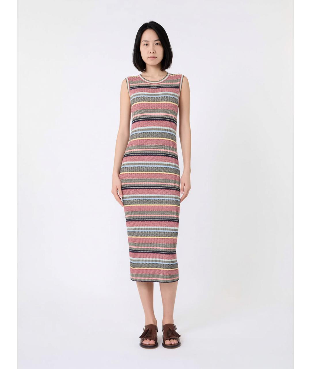 WEEKEND MAX MARA Мульти вискозное повседневное платье, фото 3