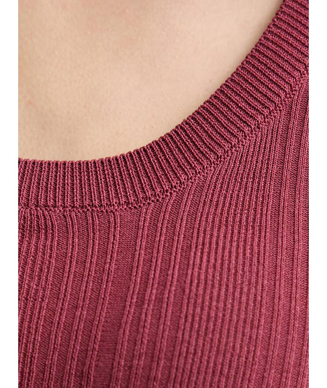 WEEKEND MAX MARA Бордовая вискозная футболка, фото 5