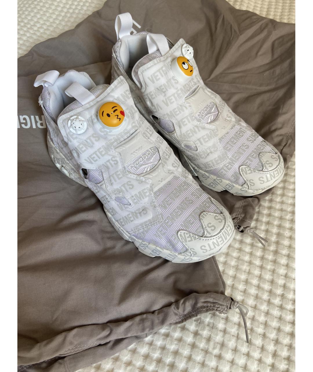 VETEMENTS Белые синтетические кроссовки, фото 5