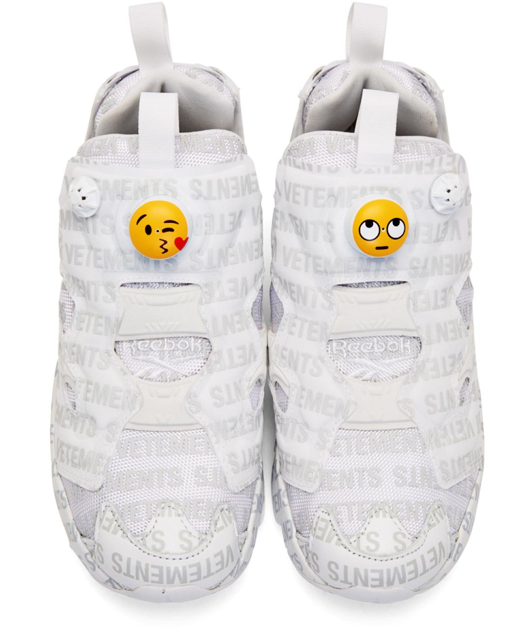 VETEMENTS Белые синтетические кроссовки, фото 2