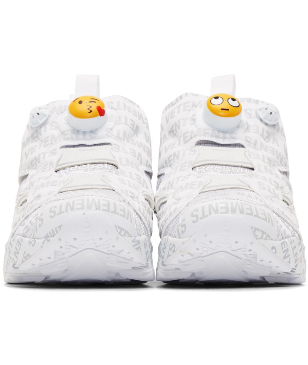 VETEMENTS Белые синтетические кроссовки, фото 4