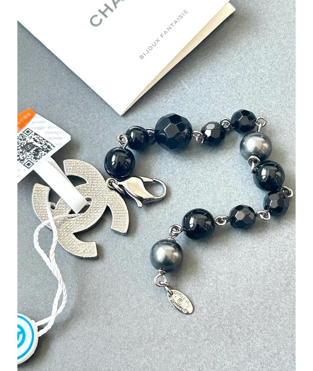 CHANEL Черный браслет, фото 5