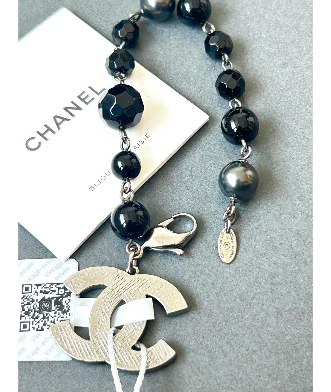 CHANEL Черный браслет, фото 3
