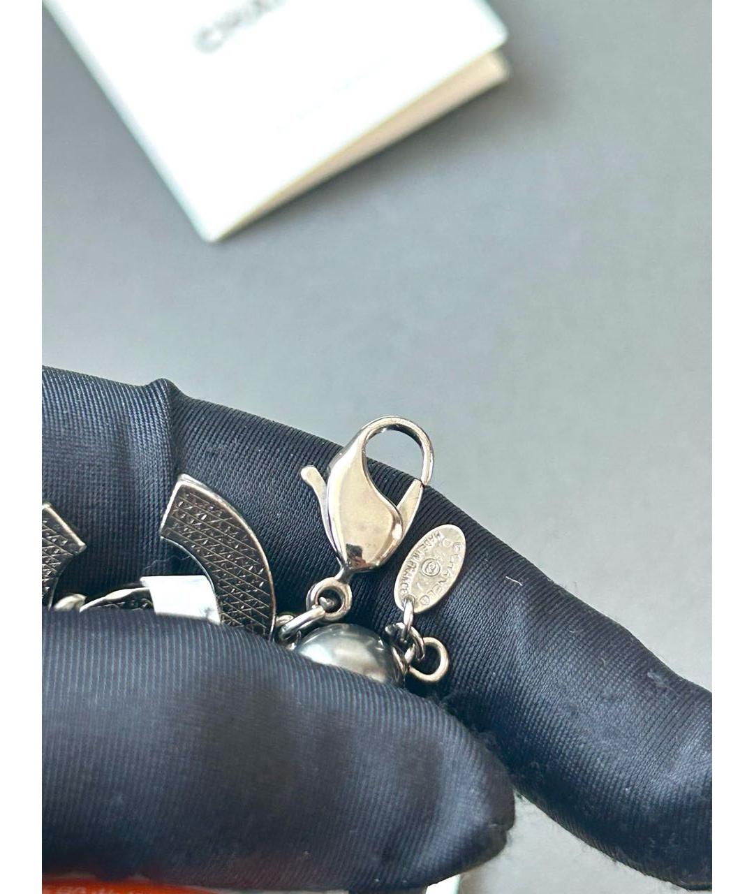 CHANEL Черный браслет, фото 6