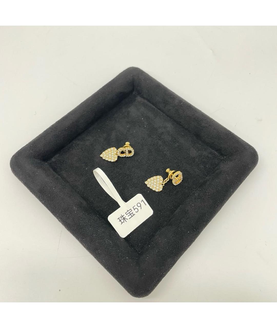 CHRISTIAN DIOR Золотые серьги, фото 2