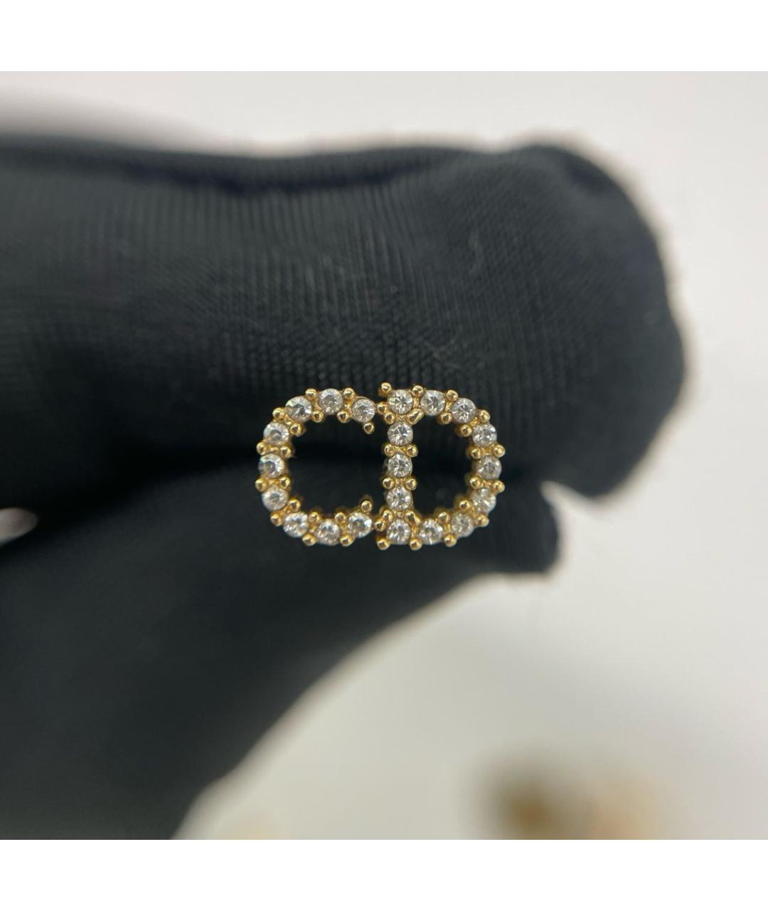 CHRISTIAN DIOR Золотые серьги, фото 6