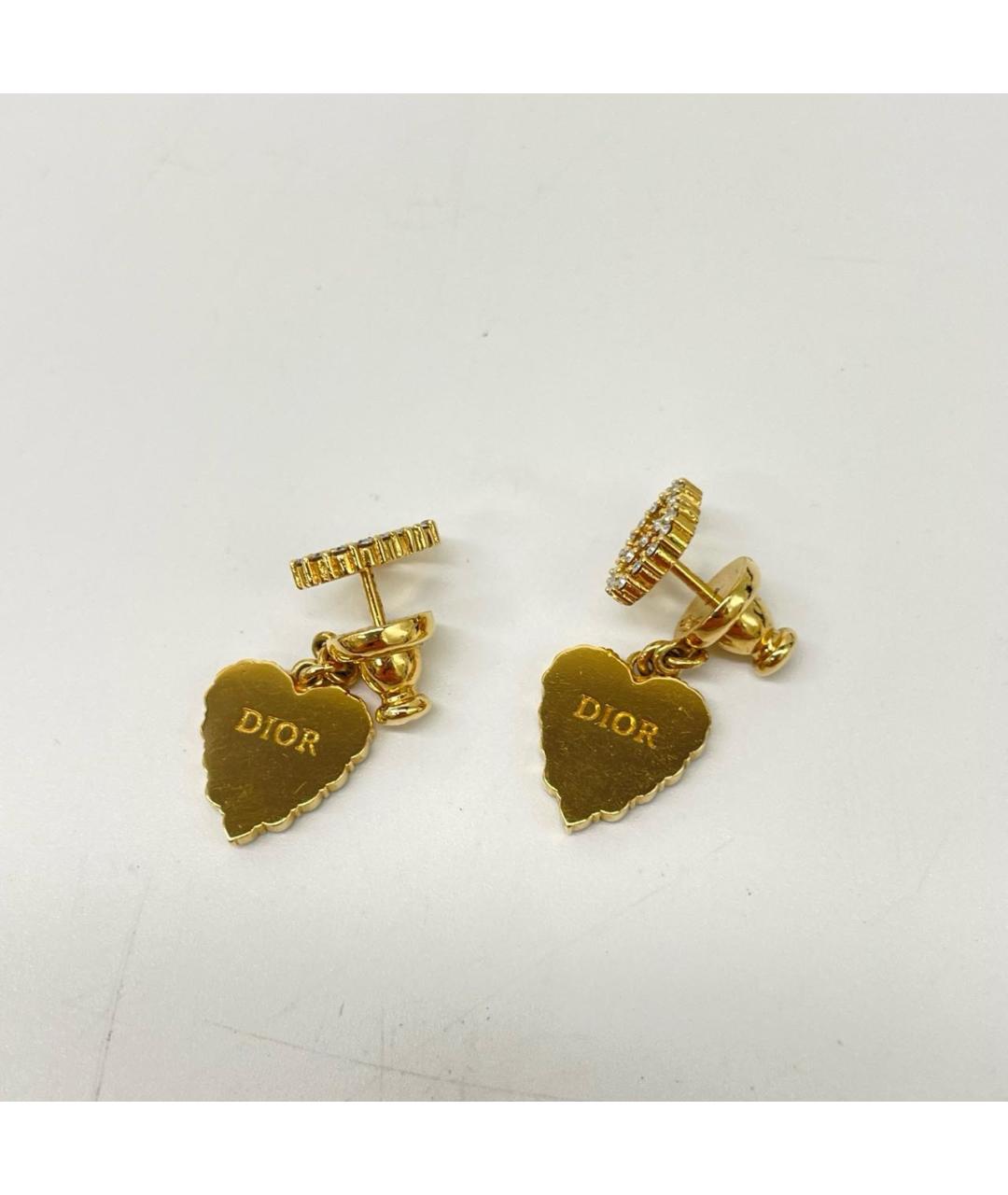 CHRISTIAN DIOR Золотые серьги, фото 4