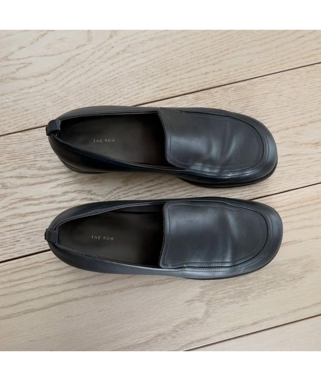 THE ROW Черные лоферы, фото 3