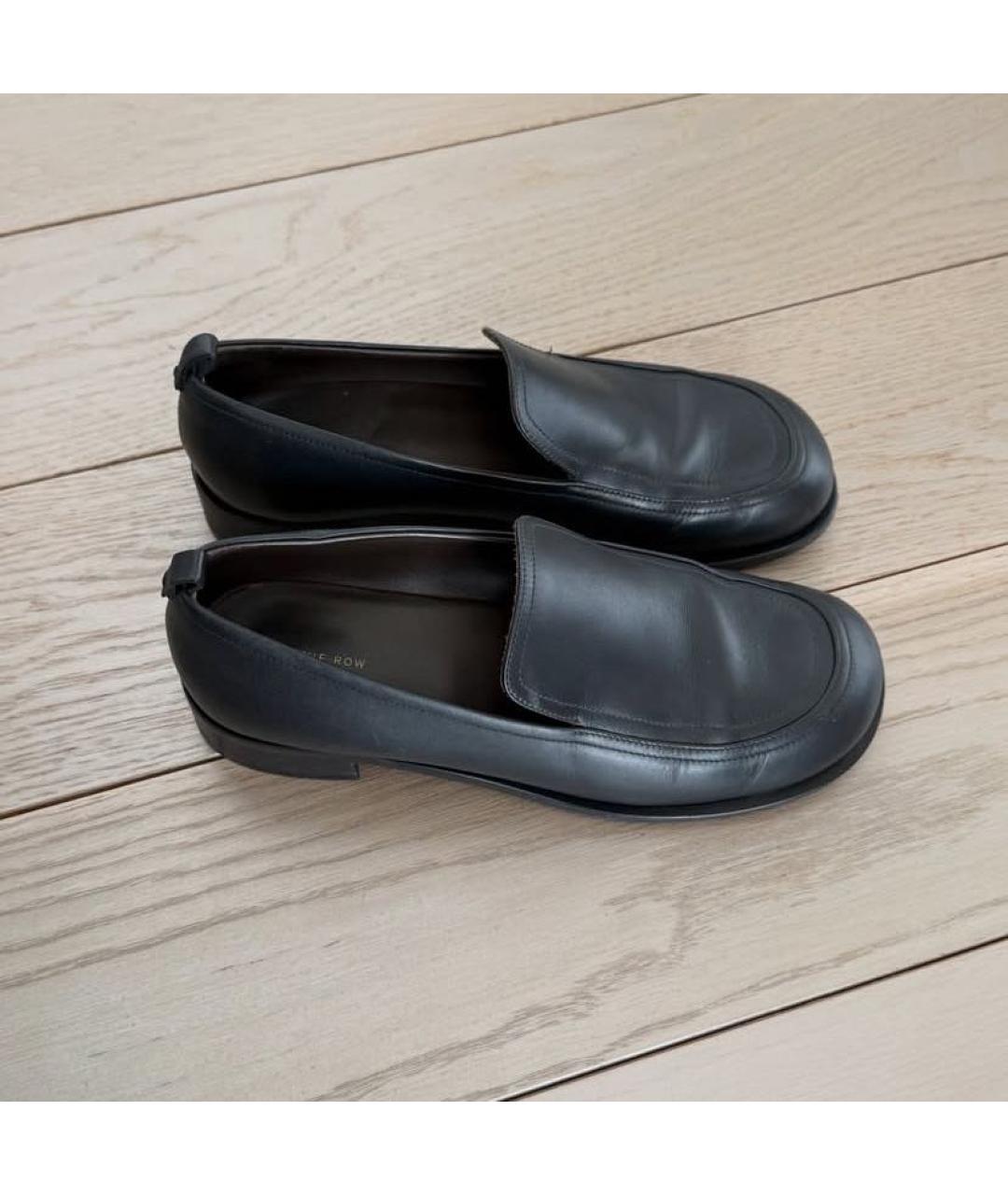 THE ROW Черные лоферы, фото 2
