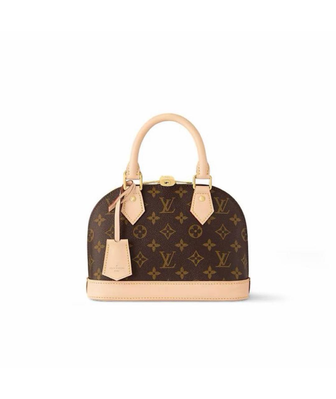 LOUIS VUITTON Коричневая сумка с короткими ручками, фото 9