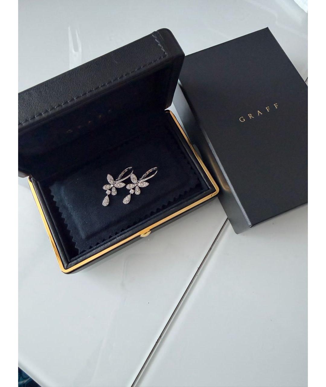 GRAFF Серебряные серьги из белого золота, фото 4