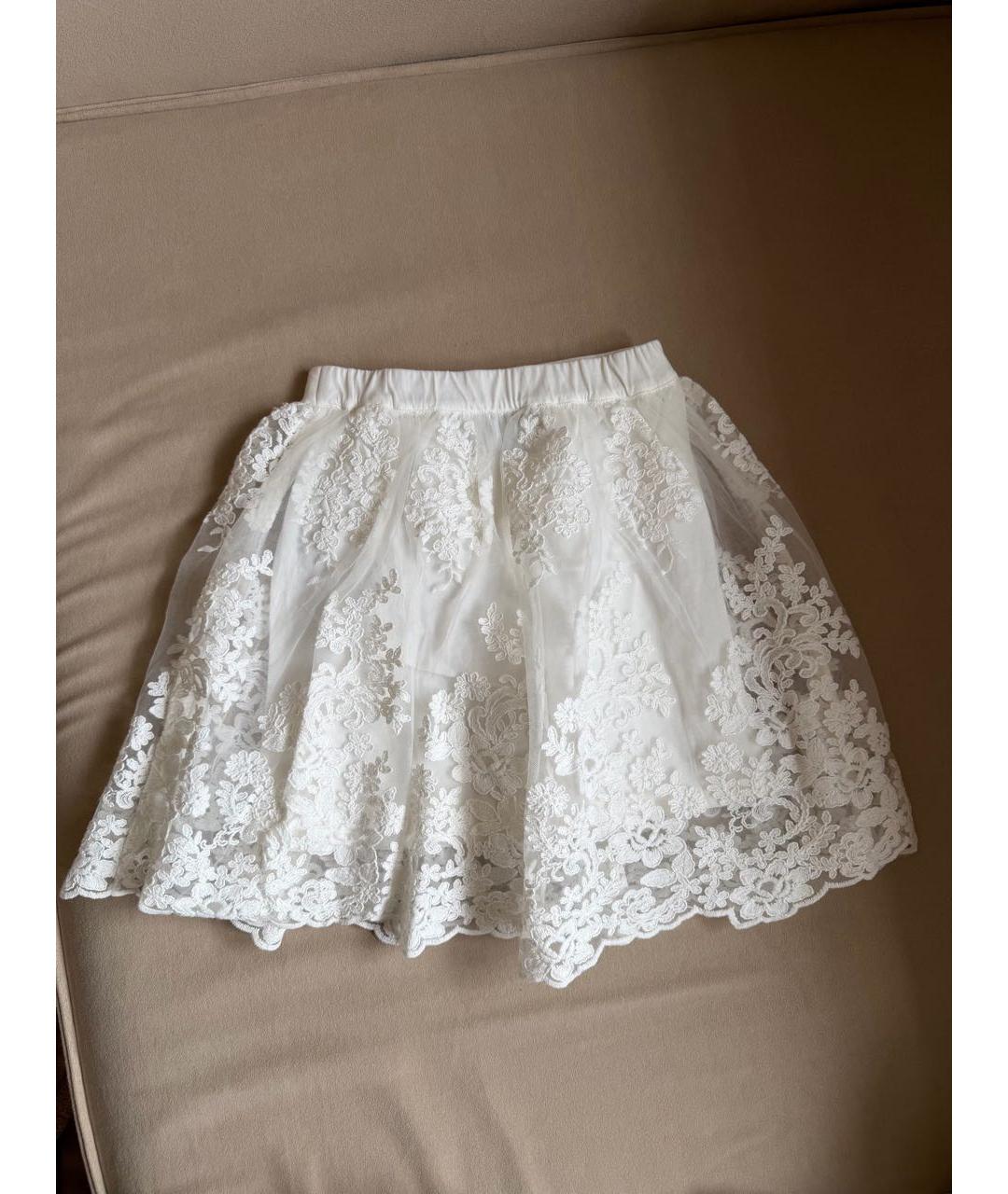 ERMANNO SCERVINO Белая юбка, фото 6