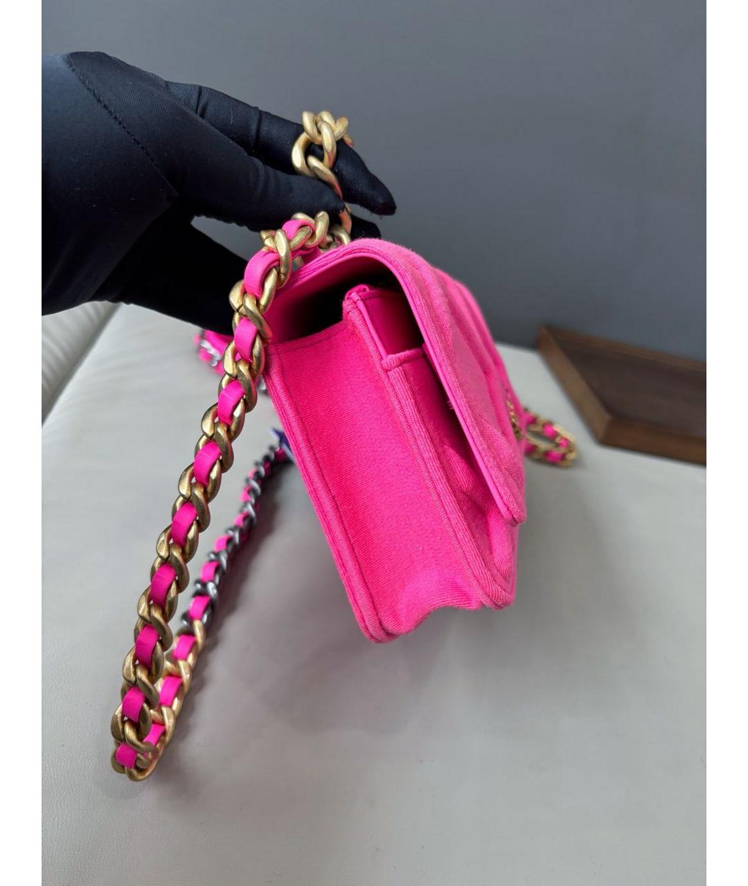 CHANEL Розовая сумка через плечо, фото 4