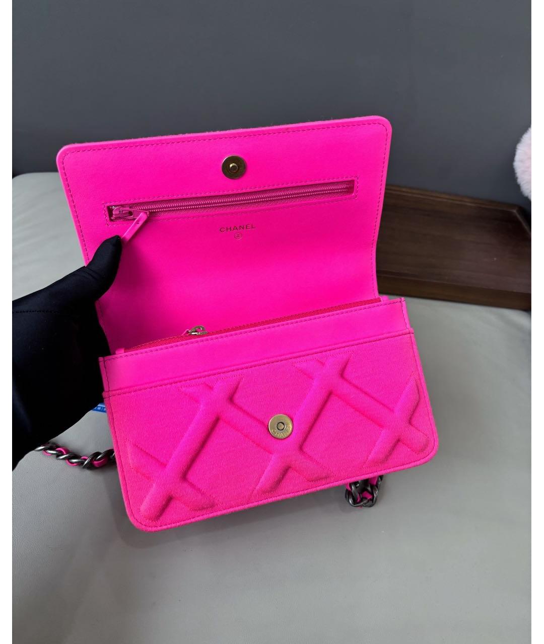 CHANEL Розовая сумка через плечо, фото 6